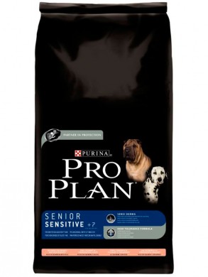 Корм Pro Plan Senior Sensitive For Dogs с чувствительным пищеварением 14 кг