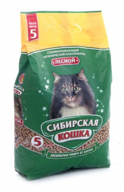 Древесный наполнитель &amp;quot;Сибирская кошка (7л)