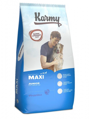 Корм Karmy Maxi Junior Индейка 15кг