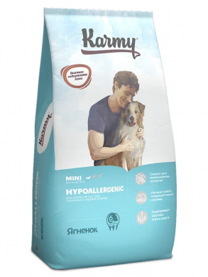 Корм Karmy Hypoallergenic Mini Adult Ягненок 15кг