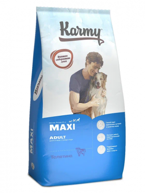 Корм Karmy Maxi Adult Телятина