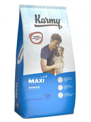 Корм Karmy Maxi Junior Телятина 15кг