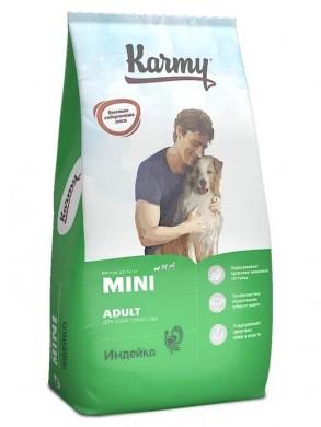 Корм Karmy Mini Adult Индейка 15 кг