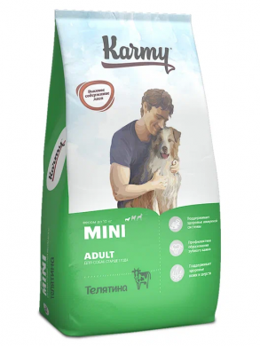 Корм Karmy Mini Adult Телятина 15 кг