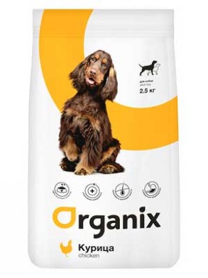 Корм Organix Adult Dog Chicken для собак (18кг)