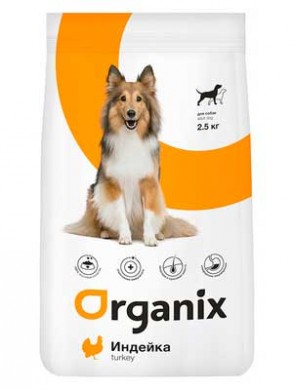 Корм Organix Adult Dog Turkey (12кг)