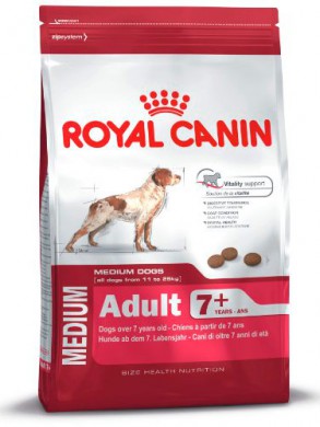 Корм Royal Canin Medium Adult 7+, 15кг