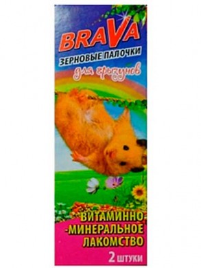 Палочки для грызунов Brava витаминно-минеральное (2шт)