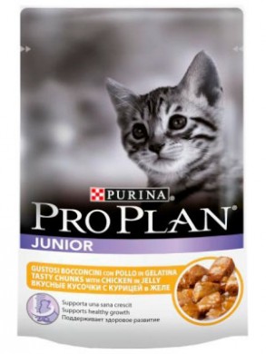 Пауч Pro Plan Junior для котят с курицей (85гр*24шт)