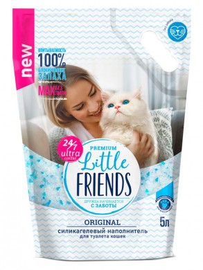 Силикагелевый наполнитель Little Friends Original 5л